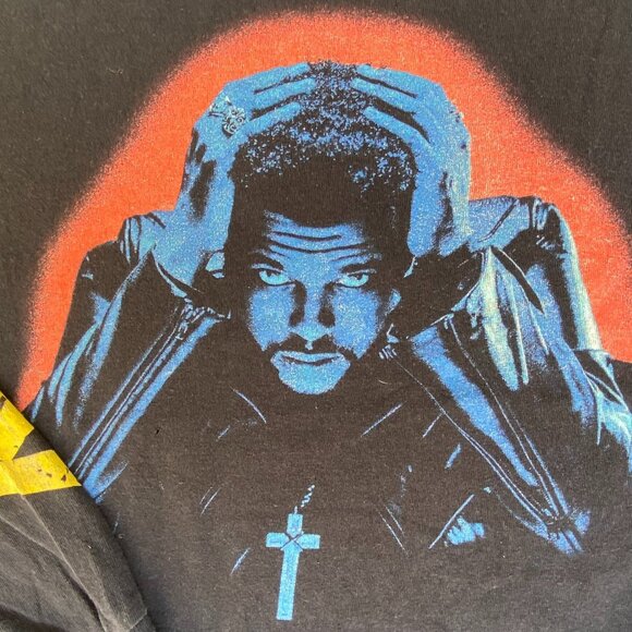 Vintage Y2K The Weeknd Shirt Starboy XL Long Sleeve Tee - Picture 3 of 6
